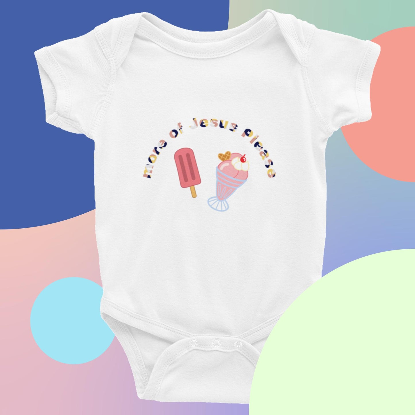 More of Jesus Short Sleeve Onesie
