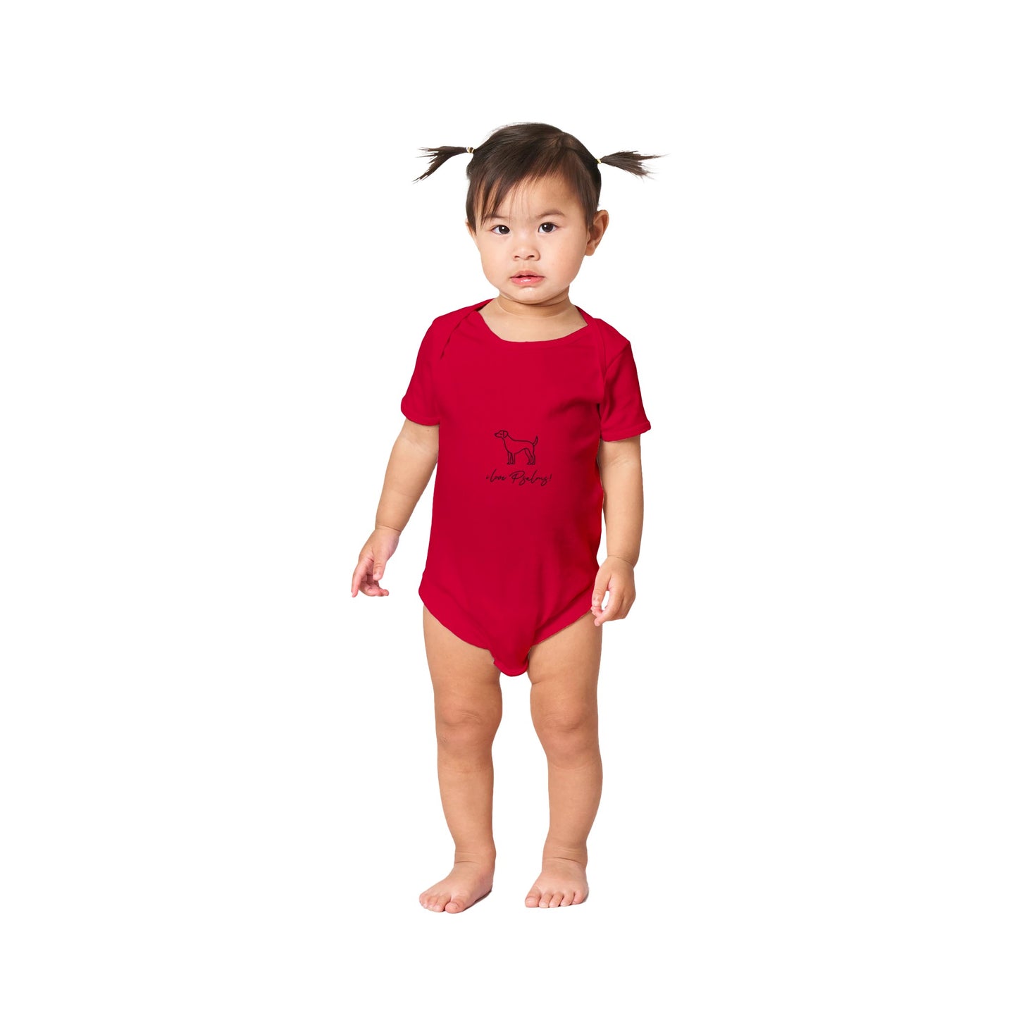 i love Psalms Baby Short Sleeve Bodysuit, C bl