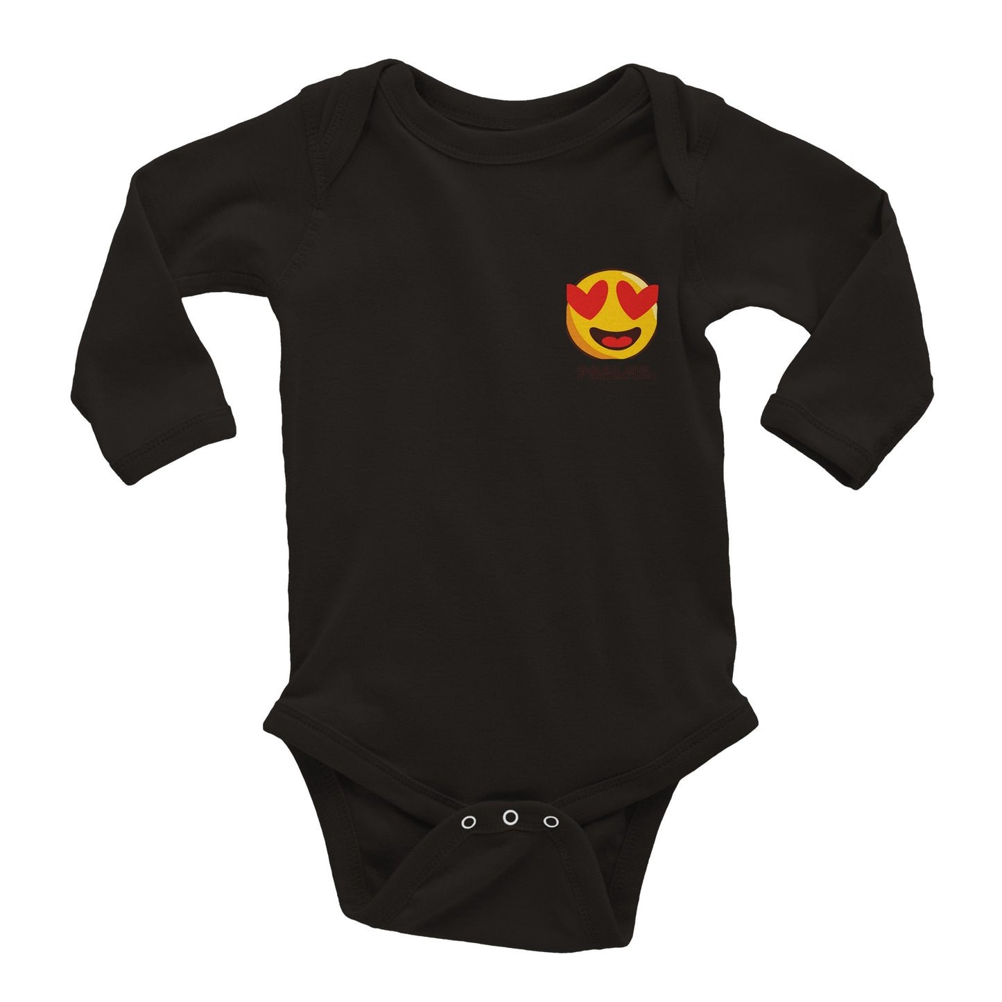 Psalms Anthology Baby Bodysuit, Wh-Emb