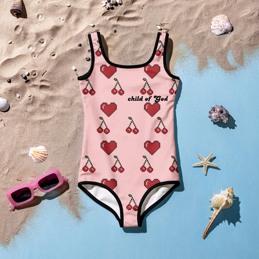 Cherry Child Of God Girls Swimwear