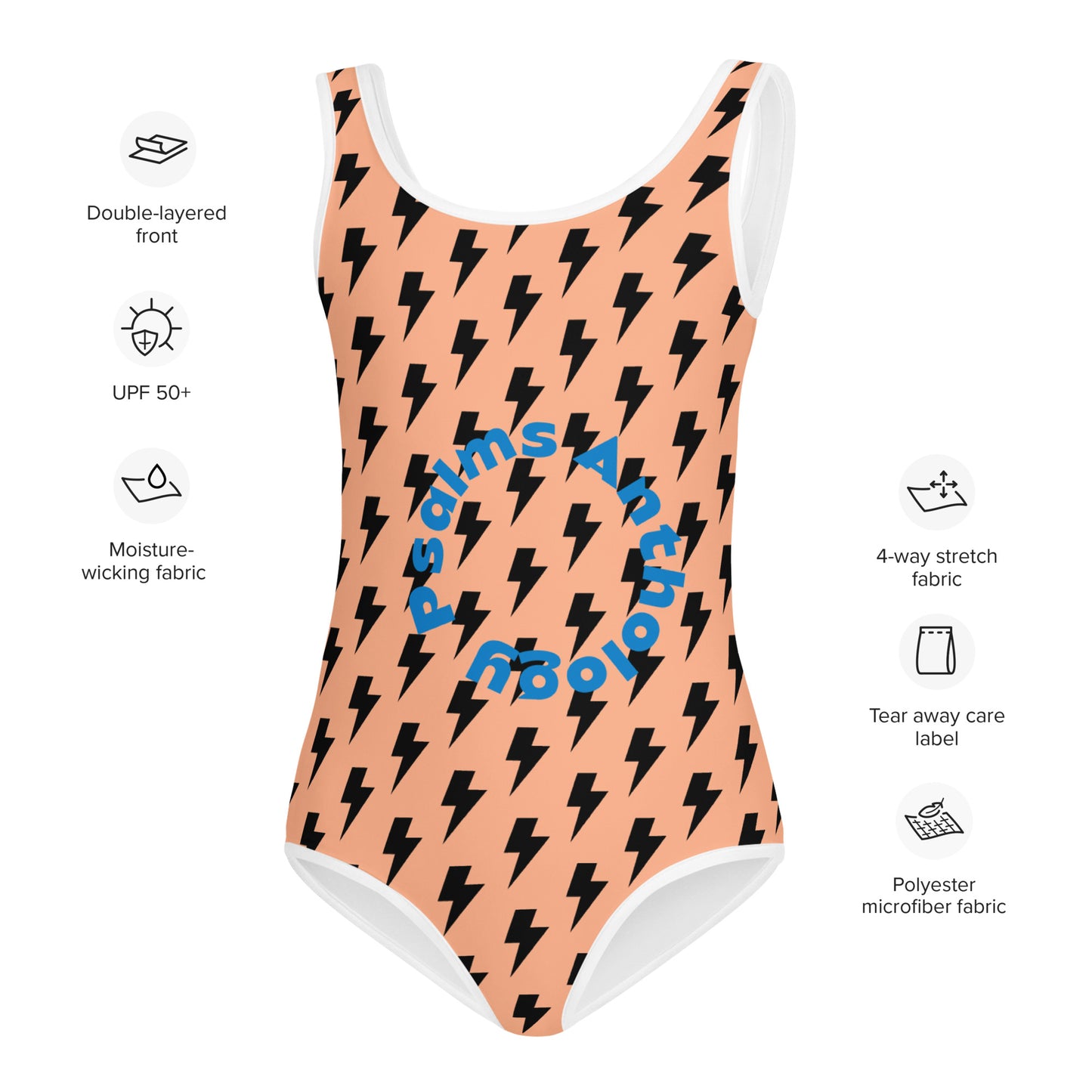 Psalms Anthology Thunder One Piece Swimwear