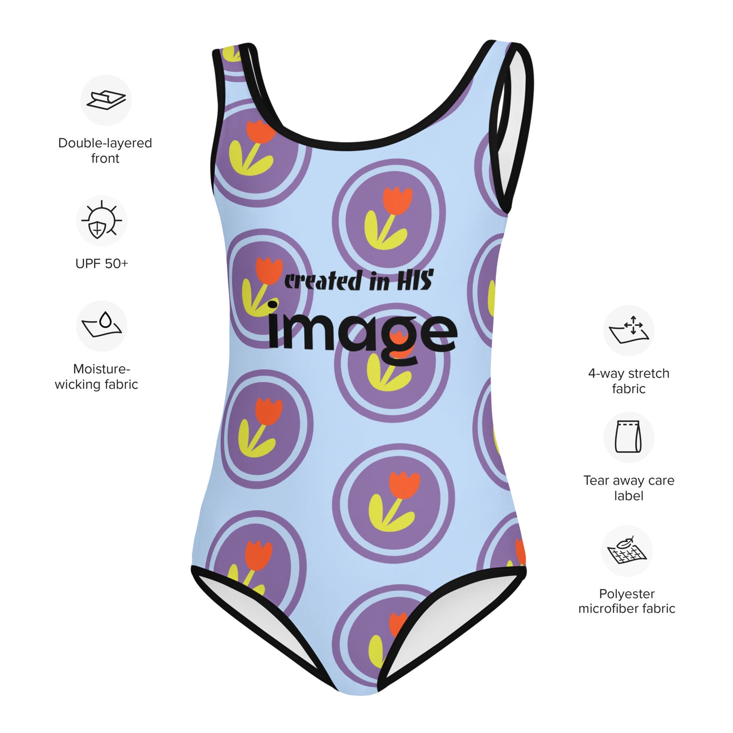 His Image One Piece Swimwear