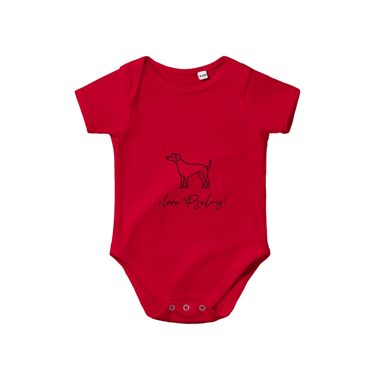 i love Psalms Baby Short Sleeve Bodysuit, C bl