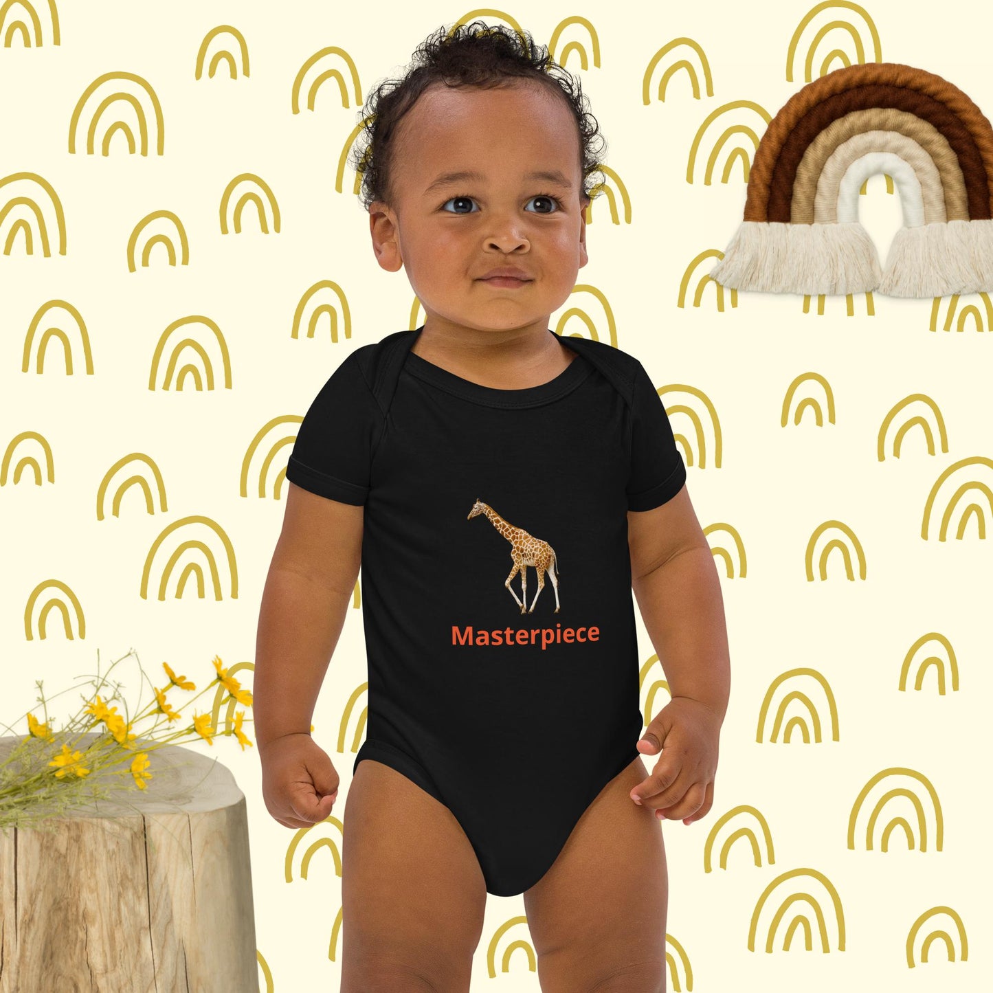 Masterpiece Organic cotton baby bodysuit