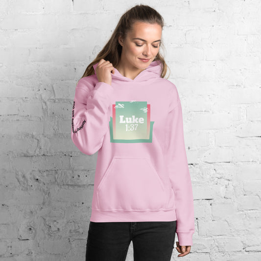 LUKE 1:37 Youth/Women Hoodie