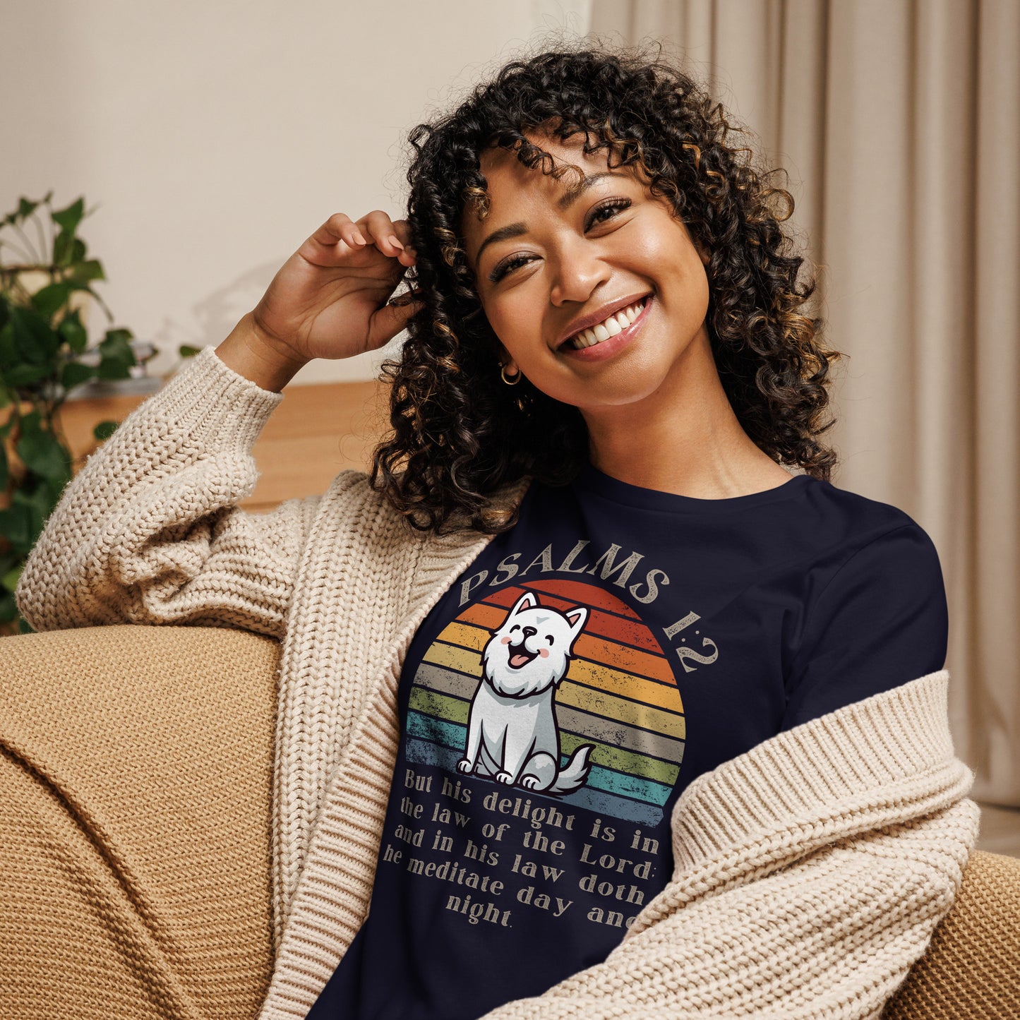 Psalm 1:2 Women's Relaxed T-Shirt