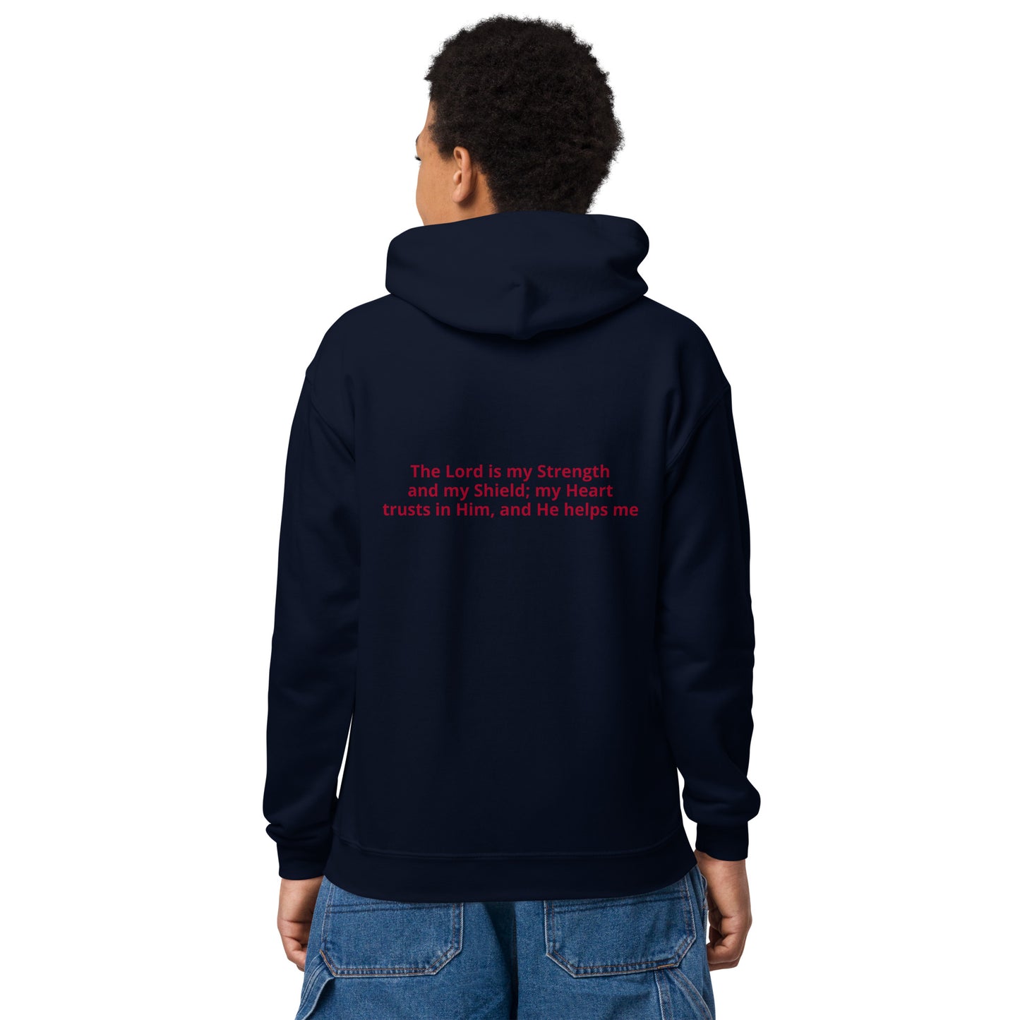 Strength and Shield Kids Hoodie