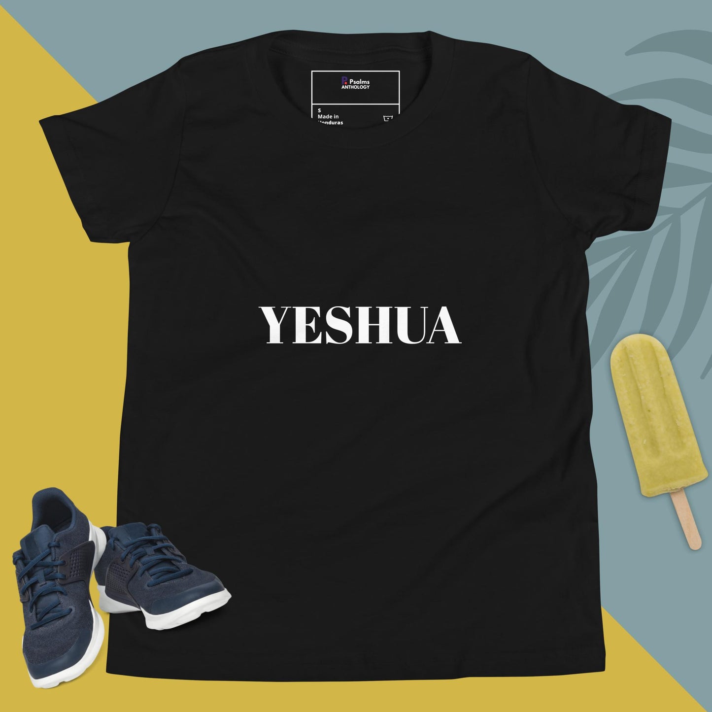 YESHUA Youth Short Sleeve T-Shirt Black