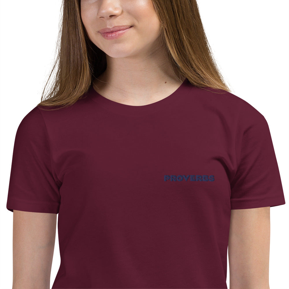 PROVERBS Youth Short Sleeve T-Shirt